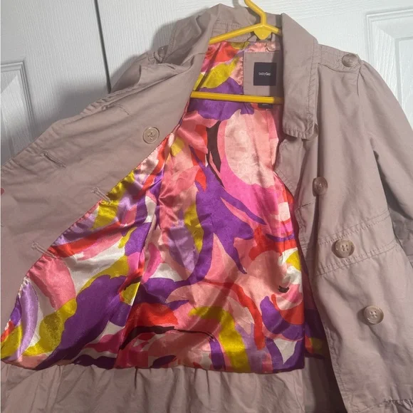 Nice! GAP Light Brown Toddler Trench Coat Jacket 3T - Picture 4 of 4